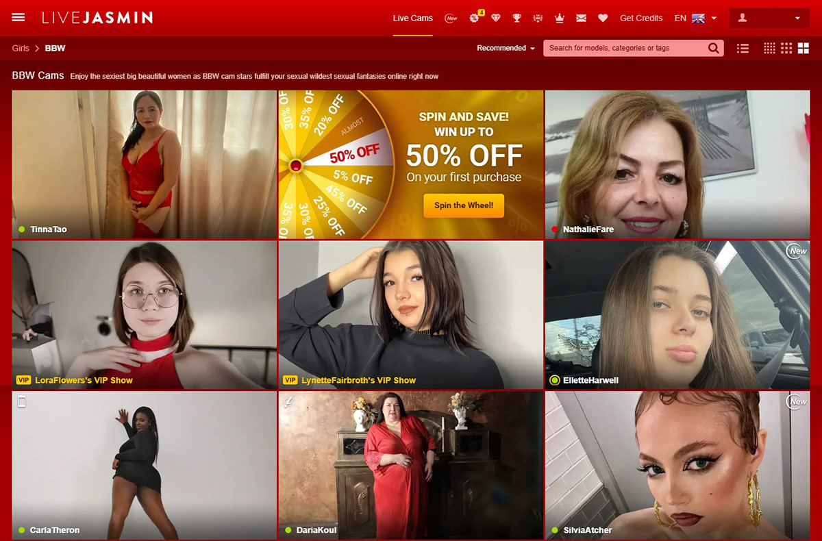 Live Jasmin BBW