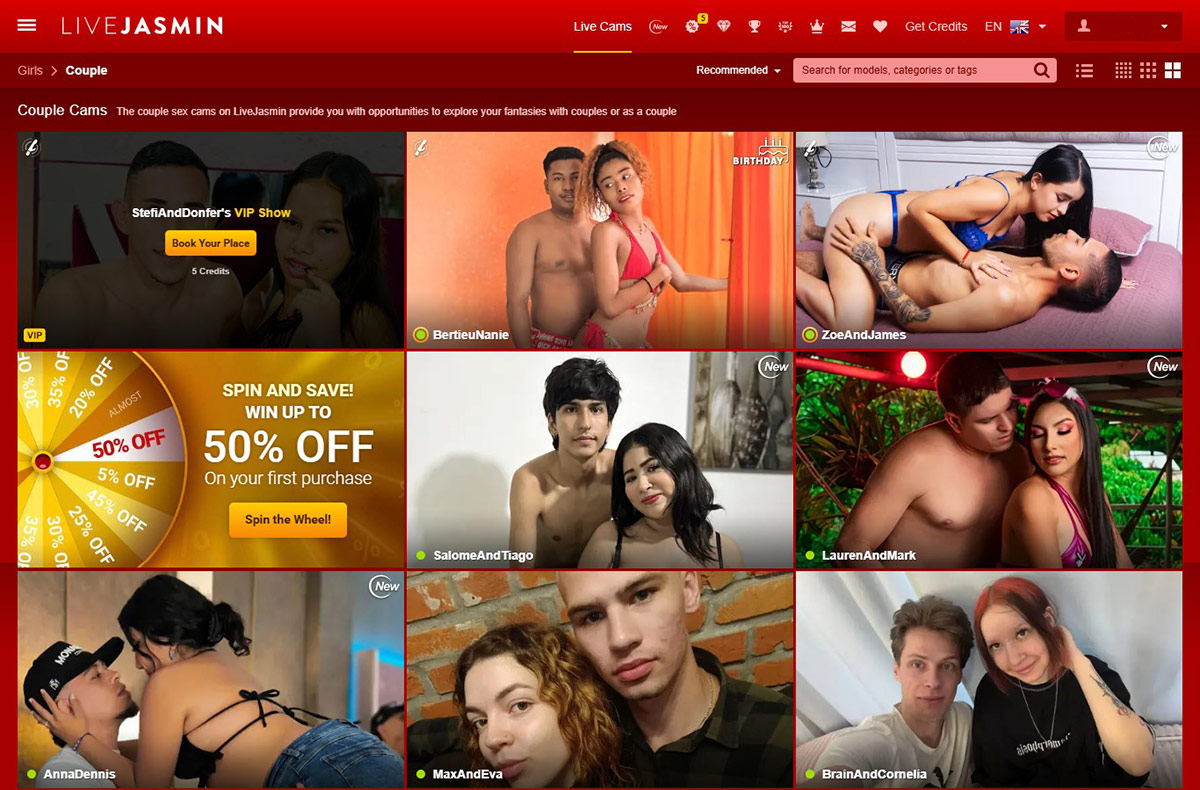 Live Jasmin Couples