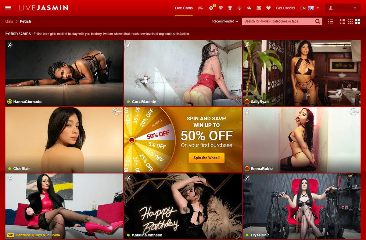 Live Jasmin Fetish