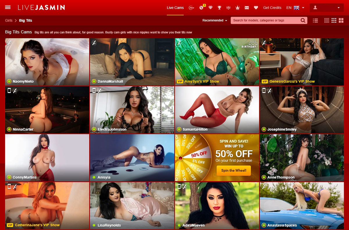 Live Jasmin Big Tits